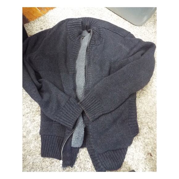Boston Traders Lined Zip Sweater Sz M - Picture 2 of 5